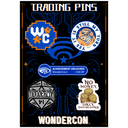 Limited Edition WonderCon Gaming Trading Pin Pack