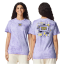 Comic Con Purple TV Tie Dye Tee