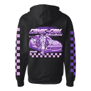 Comic Con Racehood Zip Stacked Hoodie