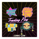 Limited Edition Comic Con Retro Trading Pin Pack