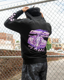 Comic Con Racehood Zip Stacked Hoodie